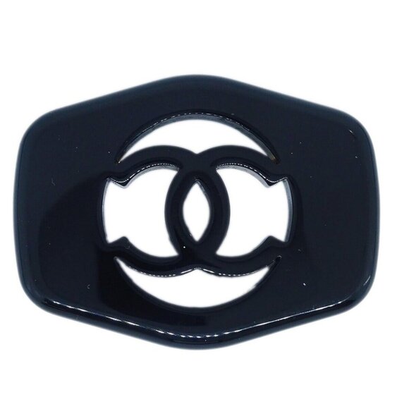 Chanel Brooch Pin Black 97P 153876 - Picture 1 of 8